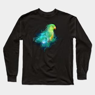 Brotogeris Parakeet Parrot Space Nebula Long Sleeve T-Shirt